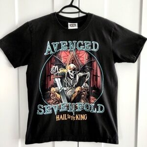 Avenged Sevenfold, Hail To The King The Roxx Tag, Vintage, Single Stitch T Shirt